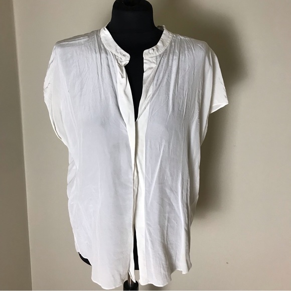 Vince White Silk Blouse - Picture 2 of 7